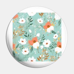 Wedding Flowers Pattern 7 Pin