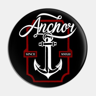 Anchor Vintage Artwork Pin