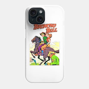 Western  Horse Cowboy Retro Broncho Bill Comic Phone Case