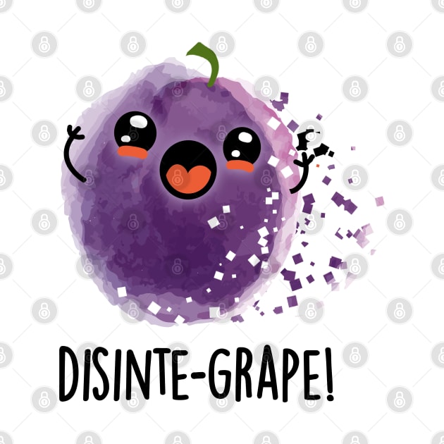 Disinte-grape Cute Disintegrating Grape Pun by punnybone