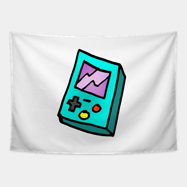 Retro Game Device Tapestry by VANDERVISUALS