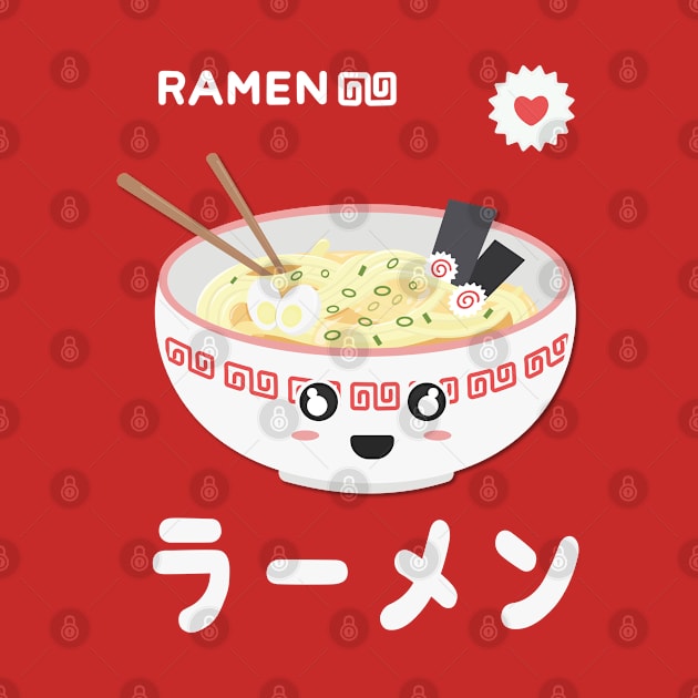 Kawaii bowl of ramen by Marzuqi che rose