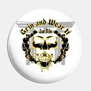 Resonating Silence Skulls' Untold Language Skulls Louder Than Words Pin