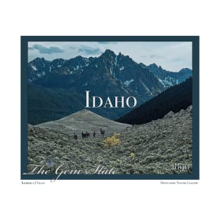 Idaho Poster Art T-Shirt