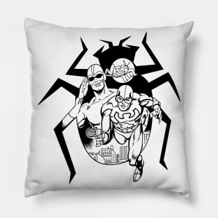 Blue Beetle Generations Pillow