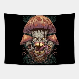 Evil Mushroom Tapestry