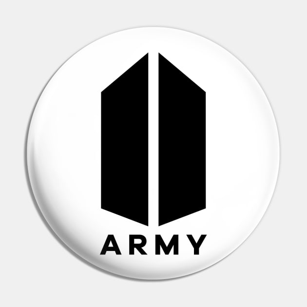 BTS  ARMY LOGO Pin by Lucile