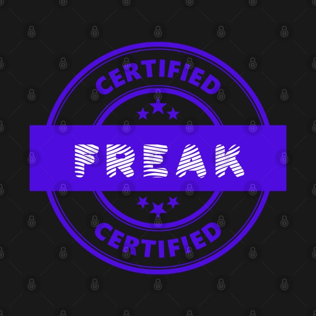 CERTIFIED FREAK Stamp by hrcreates