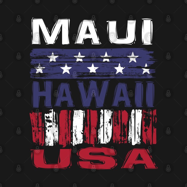 Maui Hawaii USA T-Shirt by Nerd_art