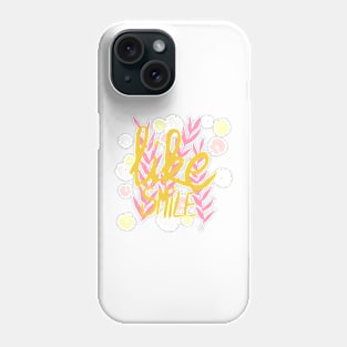 Leaves in peach colors Phone Case