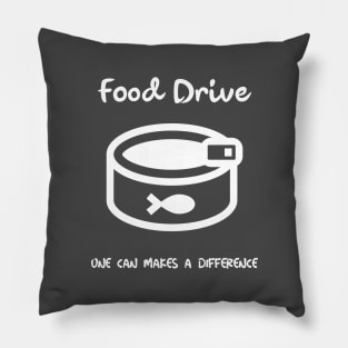 Food drive - One can makes a difference Pillow