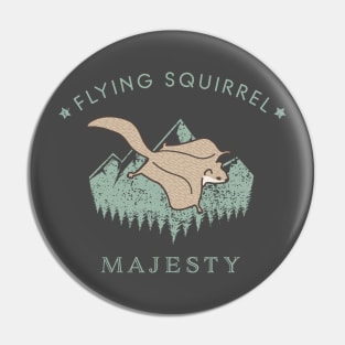 Flying Squirrel Majesty Pin