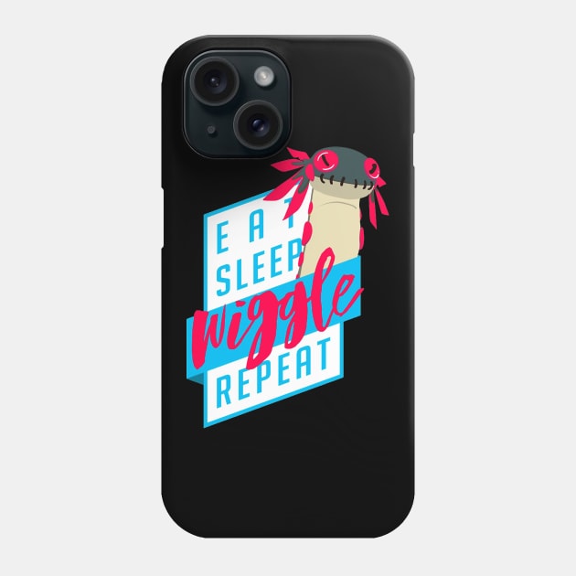 Eat. Sleep. WIGGLE. Repeat. - Monster Hunter Phone Case by alinerocha