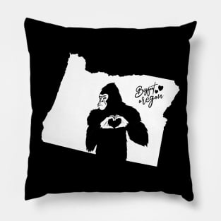 Bigfoot Oregon State Pride Pillow