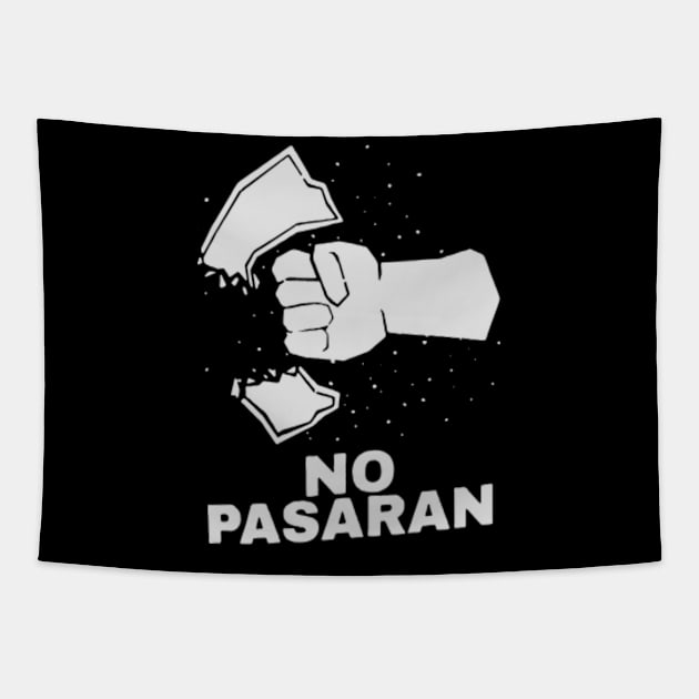 No Pasaran Tapestry by BuzzWord