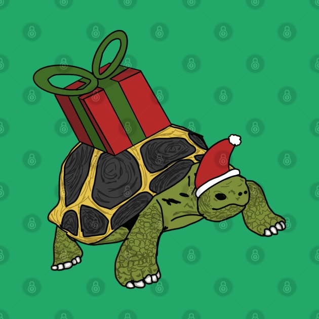 Christmas tortoise by Geometrico22