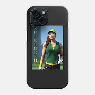 Golfing Superhero Phone Case