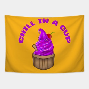 Chill In A Cup Tapestry