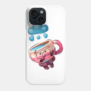 Funny Cup Water raining Phone Case