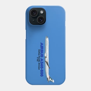 Airbus A340-600 - Cathay Pacific Airways Phone Case