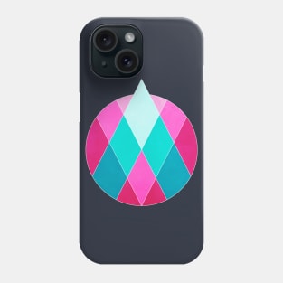 Geometric Pink Mountain Phone Case