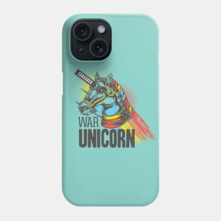 War Unicorn Zombie Horse Sarcasm Censored Art Phone Case