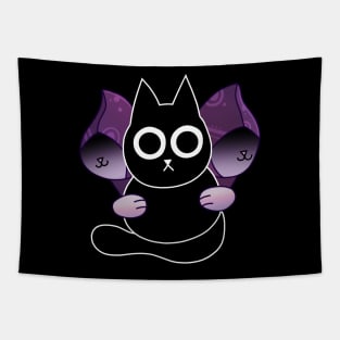 Dark Cat's Hidden Motives Tapestry