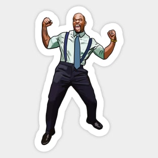 Latrell terry crews tonight Sticker for Sale by matheusrockx