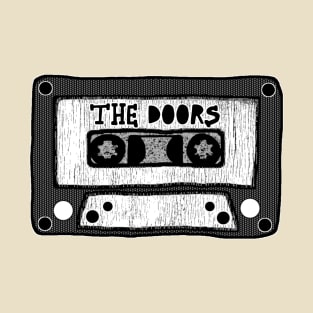 the doors cassette black and white T-Shirt