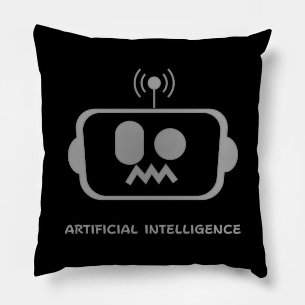 Artificial Intelligence Pillow by Originalitee