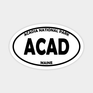 Acadia National Park oval Magnet