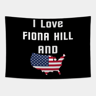 i love fiona hill Tapestry