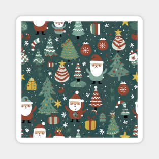 Christmas seamless pattern design Magnet