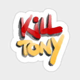 Kill Tony Podcast Logo In Watercolor Magnet