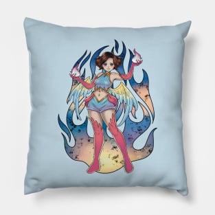 Angelic Fire Pillow