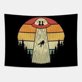 bigfoot ufo abduction Tapestry