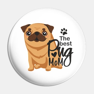 Best Pug MoM Pin