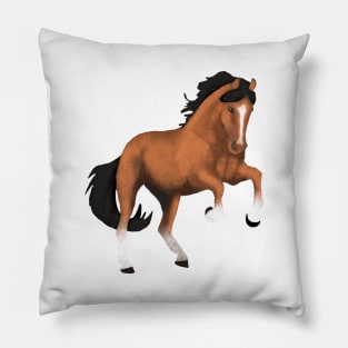 Rearing horse Pillow