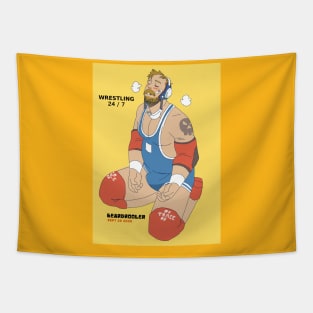 addict in wrestling Tapestry