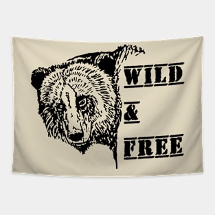 Wild and free 4 Tapestry