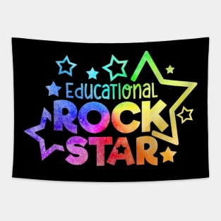 Teacher EDUCATIONAL ROCKSTAR Love Teaching Inspire Student Tapestry