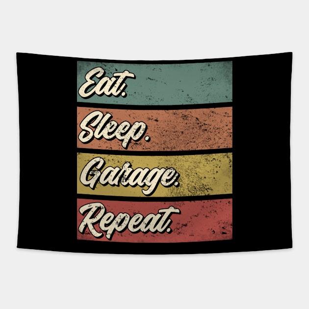 Garage music fan gift . Perfect present for mother dad friend him or her Tapestry by SerenityByAlex