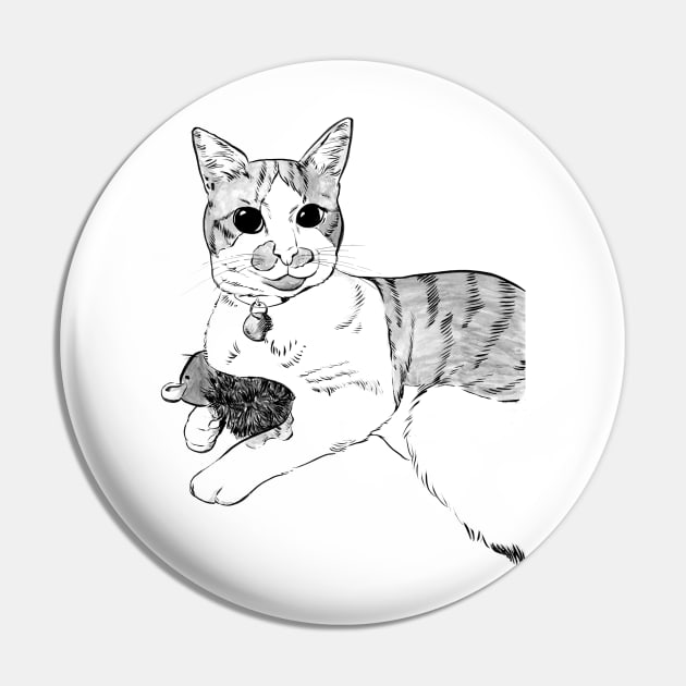 A kitty and her friend Pin by srw110