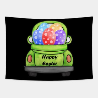 Happy Easter Egg Tapestry