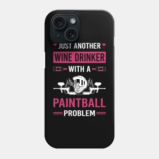 Wine Drinker Paintball Phone Case