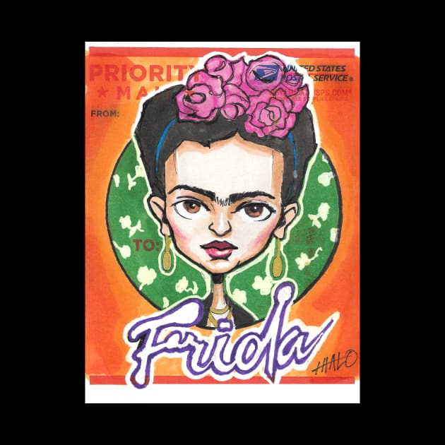 Frida Kahlo by Thalohalo