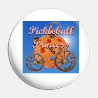 Pickleball Princess Carriage Design Pin