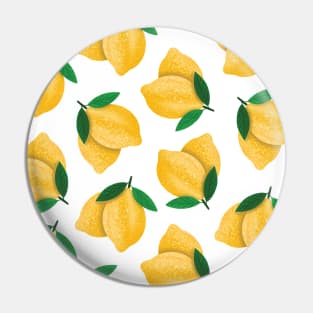 Lemon Pattern Pin