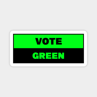 Vote Green Magnet