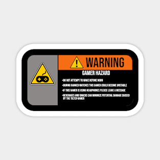 Gamer Hazard Magnet